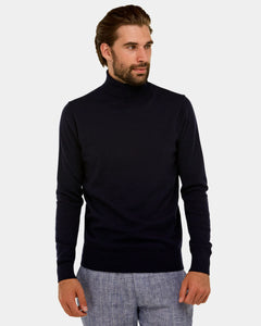 Brooksfield BFK395 Turtleneck Sweater Black
