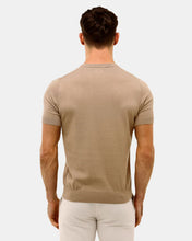 Load image into Gallery viewer, Brooksfield BFK416 Plain Short Sleeve Knit Taupe

