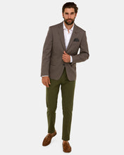 Load image into Gallery viewer, Brooksfield BFU912 Houndstooth Blazer Coffee
