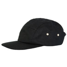 Load image into Gallery viewer, Hemp Clothing Australia 5-Panel Cap Black