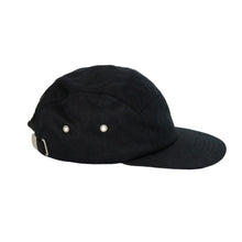 Load image into Gallery viewer, Hemp Clothing Australia 5-Panel Cap Black