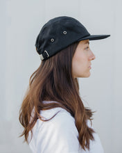 Load image into Gallery viewer, Hemp Clothing Australia 5-Panel Cap Black
