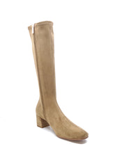 Load image into Gallery viewer, Django &amp; Juliette Hayleys Camel Stretch Microsuede
