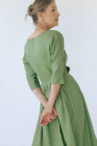Lazybones Eloise Dress Herb Green
