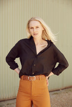 Load image into Gallery viewer, Hemp Clothing Australia Stirling Shirt Black
