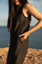 Load image into Gallery viewer, Hemp Clothing Australia Maxi Dress Black
