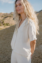 Load image into Gallery viewer, Hemp Clothing Australia Resort Shirt Natural White
