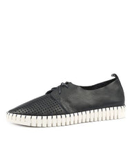 Load image into Gallery viewer, Django & Juliette Huston Navy Leather