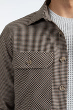Load image into Gallery viewer, James Harper JHJ79 Mini Check Overshirt Navy
