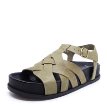 Load image into Gallery viewer, Mollini Caprice Khaki/ Black Sole Leather

