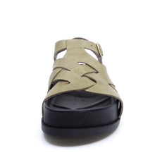 Load image into Gallery viewer, Mollini Caprice Khaki/ Black Sole Leather
