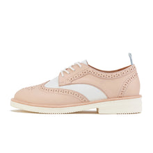 Load image into Gallery viewer, Rollie Derby Brogue Rise Veg Tan/White