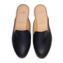 Load image into Gallery viewer, Rollie Derby Mule Black Tumble
