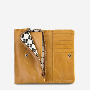Status Anxiety Audrey Wallet Tan Leather