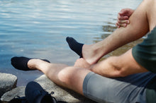 Load image into Gallery viewer, Hemp Clothing Australia Hidden Socks Black
