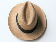 Load image into Gallery viewer, Makers & Providers Panama Fedora Hat Tobacco