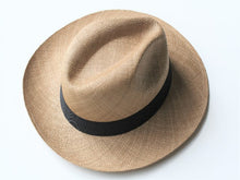 Load image into Gallery viewer, Makers & Providers Panama Fedora Hat Tobacco
