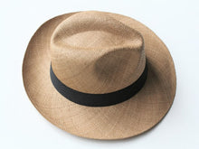 Load image into Gallery viewer, Makers & Providers Panama Fedora Hat Tobacco