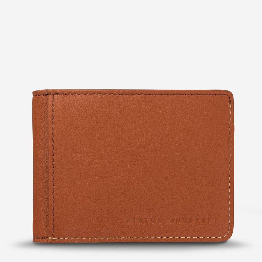 Status Anxiety Ethan Wallet Camel Leather
