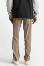 Load image into Gallery viewer, Brixton Choice E-Waist Taper X Pant Brown Plaid