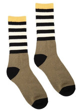 Load image into Gallery viewer, Hemp Clothing Australia Crew Socks Stripe
