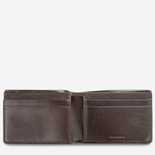 Load image into Gallery viewer, Status Anxiety Jonah Wallet Chocolate Leather
