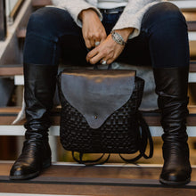 Load image into Gallery viewer, Kompanero Natasha Black Leather