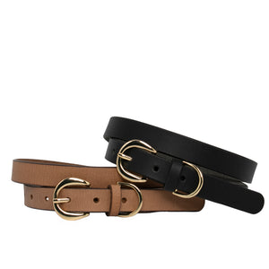 Loop Leather Co Bella Vista Belt Black