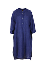 Load image into Gallery viewer, Olga De Polga Denmark Shirt Dress Azul Blue