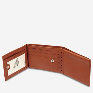 Status Anxiety Noah Wallet Camel Leather