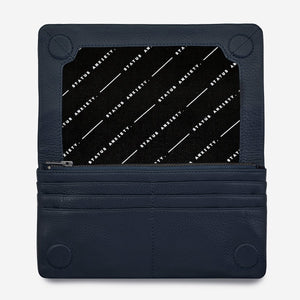 Status Anxiety Some Type of Love Wallet Navy Blue