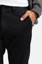 Load image into Gallery viewer, Brixton Choice Chino Pant Black