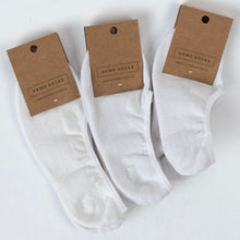 Load image into Gallery viewer, Hemp Clothing Australia Hidden Socks White