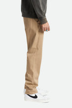Load image into Gallery viewer, Brixton Choice Chino Regular Pant Khaki