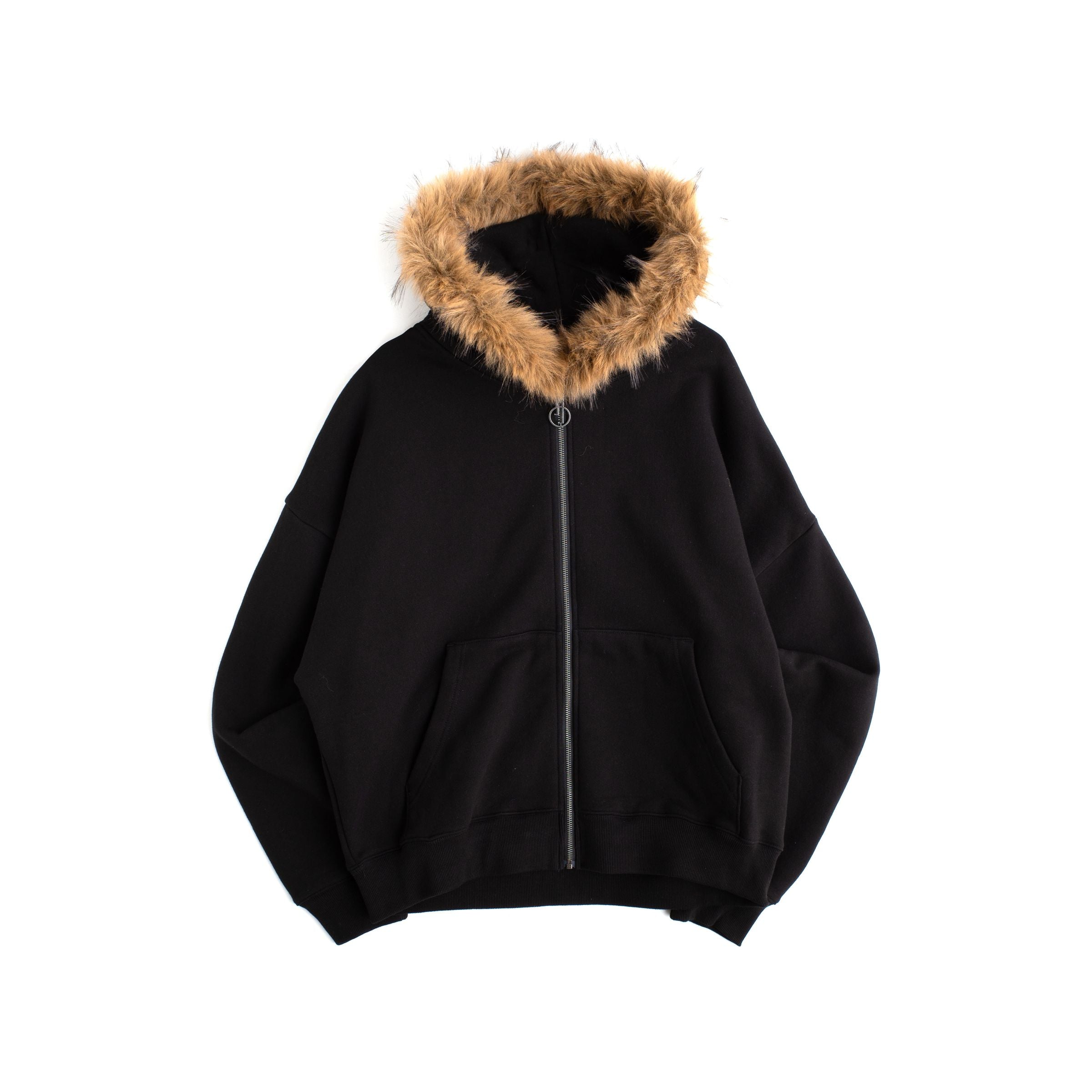 Jungles Jungles Fur Trim Hoodie