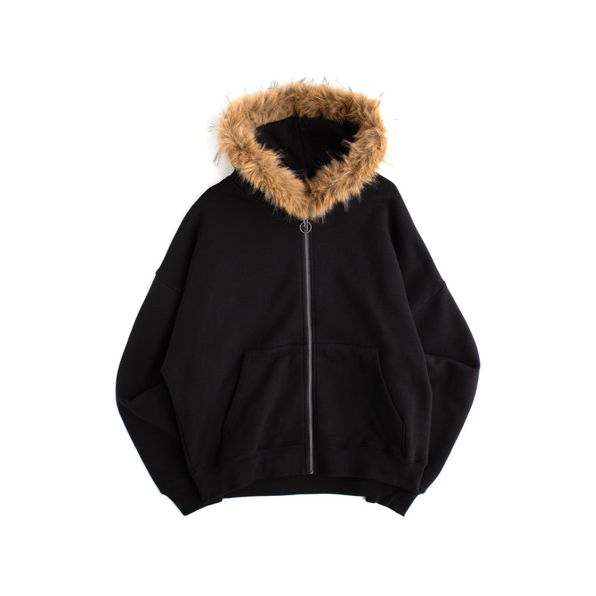 Jungles Jungles Fur Trim Hoodie
