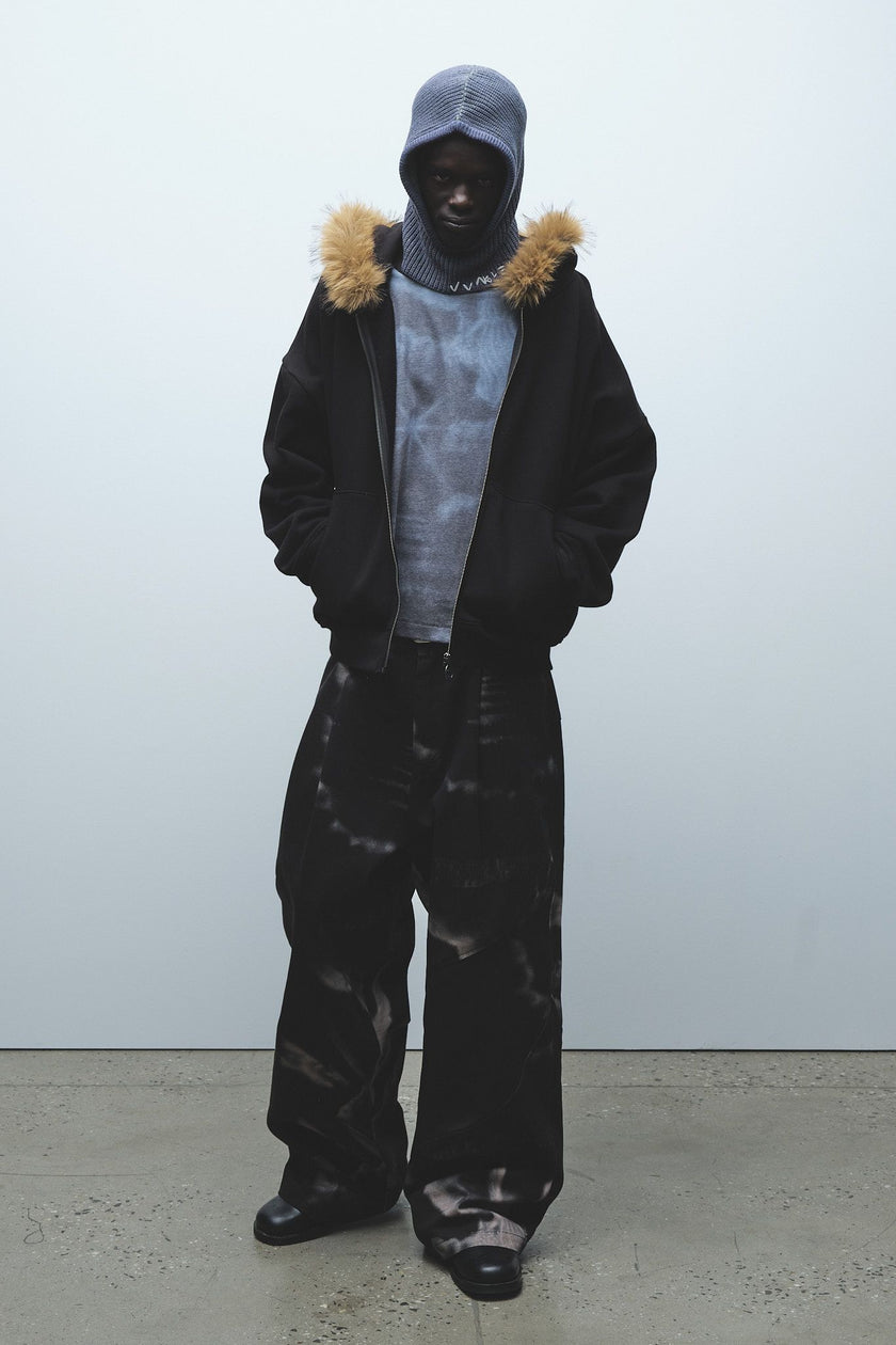 Jungles Jungles Fur Trim Hoodie