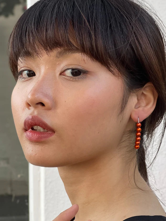 Monica Krexa Bolinhas Earrings Orange