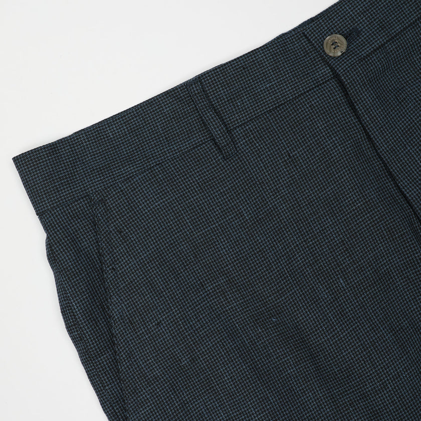 James Harper JHSH25 Houndstooth Short Navy