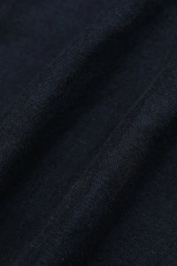 James Harper Linen Relaxed Waist Short Midnight