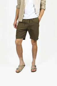 James Harper JHSH30 Relaxed Short Olive