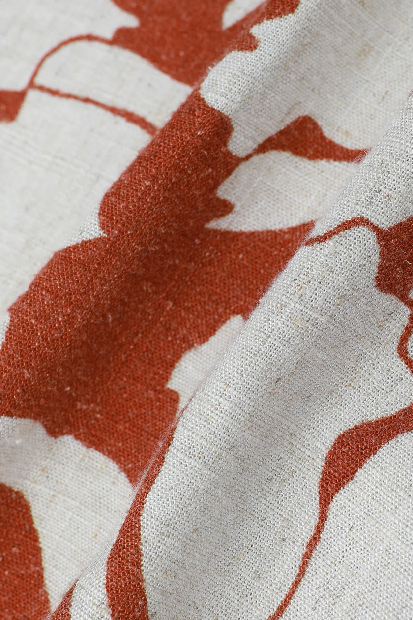 James Harper Puerto Rico Linen S/S Shirt Paprika
