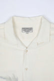 James Harper Hawaii Cuban Collar Linen Shirt Natural