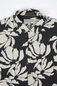 James Harper Puerto Rico Linen S/S Shirt Navy