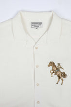 Load image into Gallery viewer, James Harper Rodeo Cuban Collar Linen Shirt White
