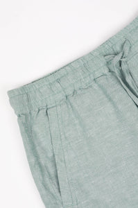 James Harper Linen Relaxed Waist Short Sea