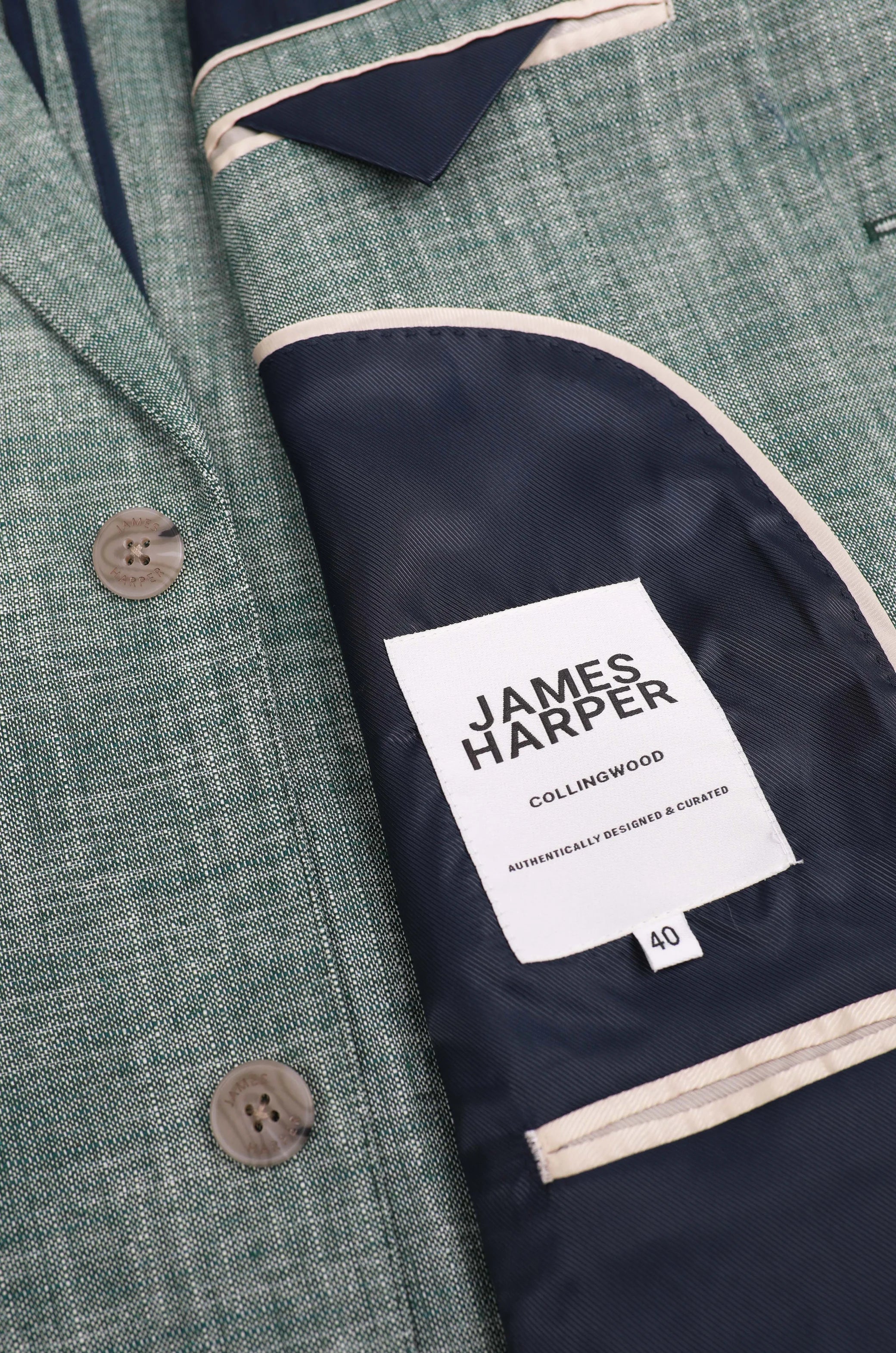 James Harper Forest Notch Lapel Patch Pocket Jacket