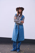 Load image into Gallery viewer, Barry Made Holmsen Trench Denim Check
