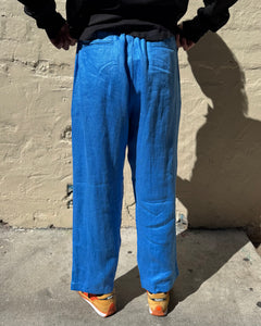 Milkman Linen Pant Blue