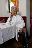 M. A. Dainty Bobby Pin Shirt White